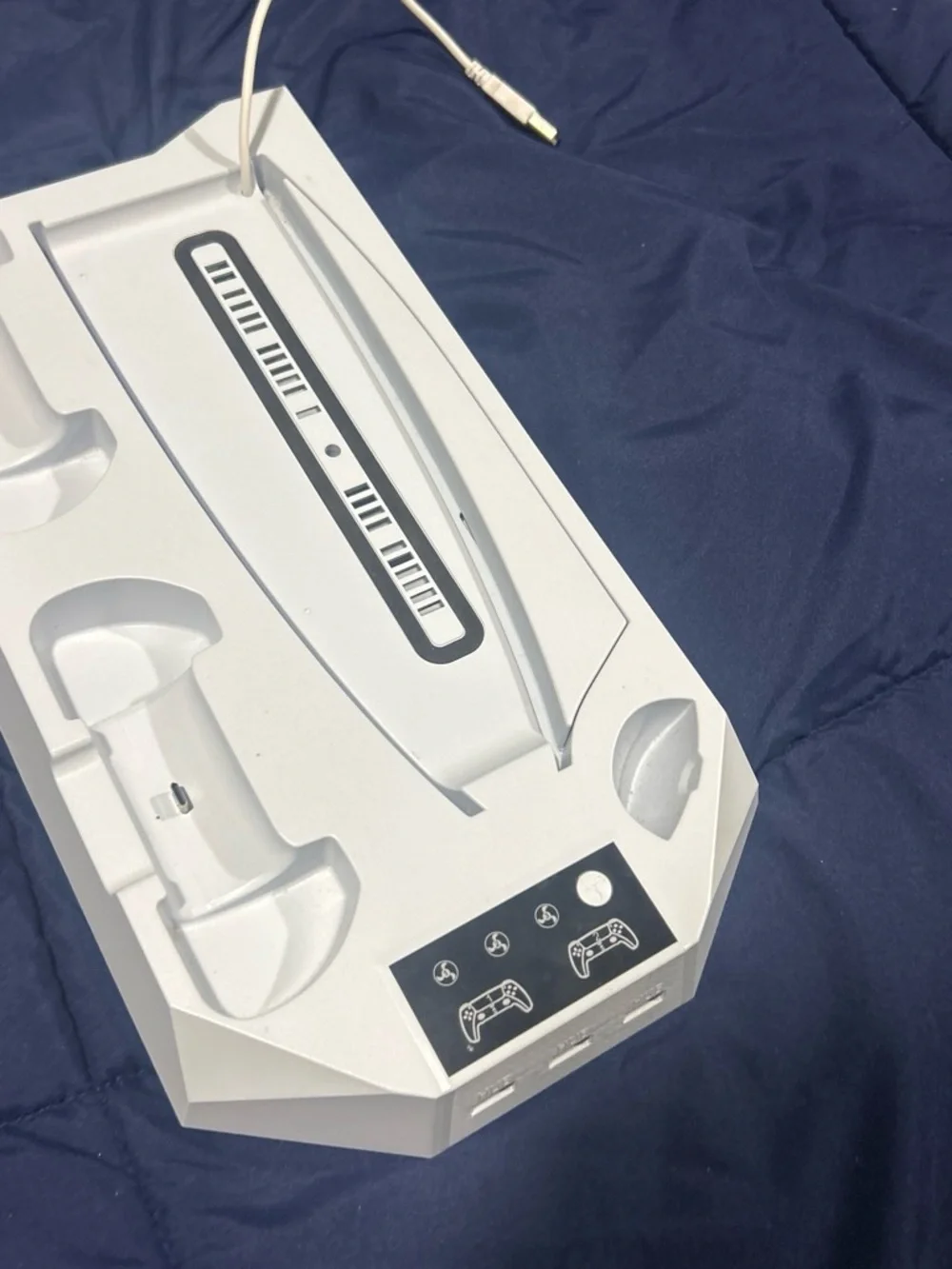 Sony White Dual Controller Charging Dock for PlayStation Accessories